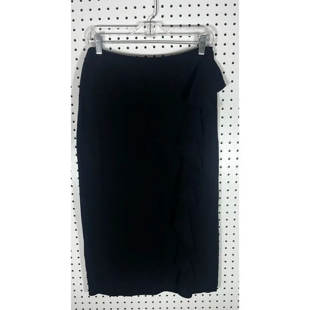 Lafayette 148 New York ruffle trim skirt size 10